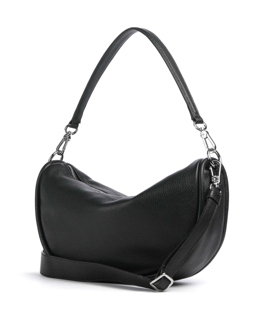 Abro Dalia Willow Hobo bag black/nickel