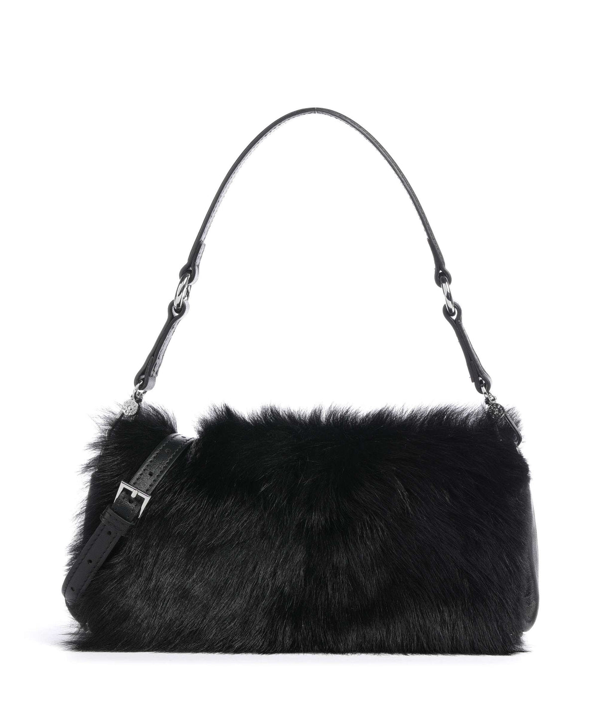Abro Shearling Mila Shoulder bag black/nickel