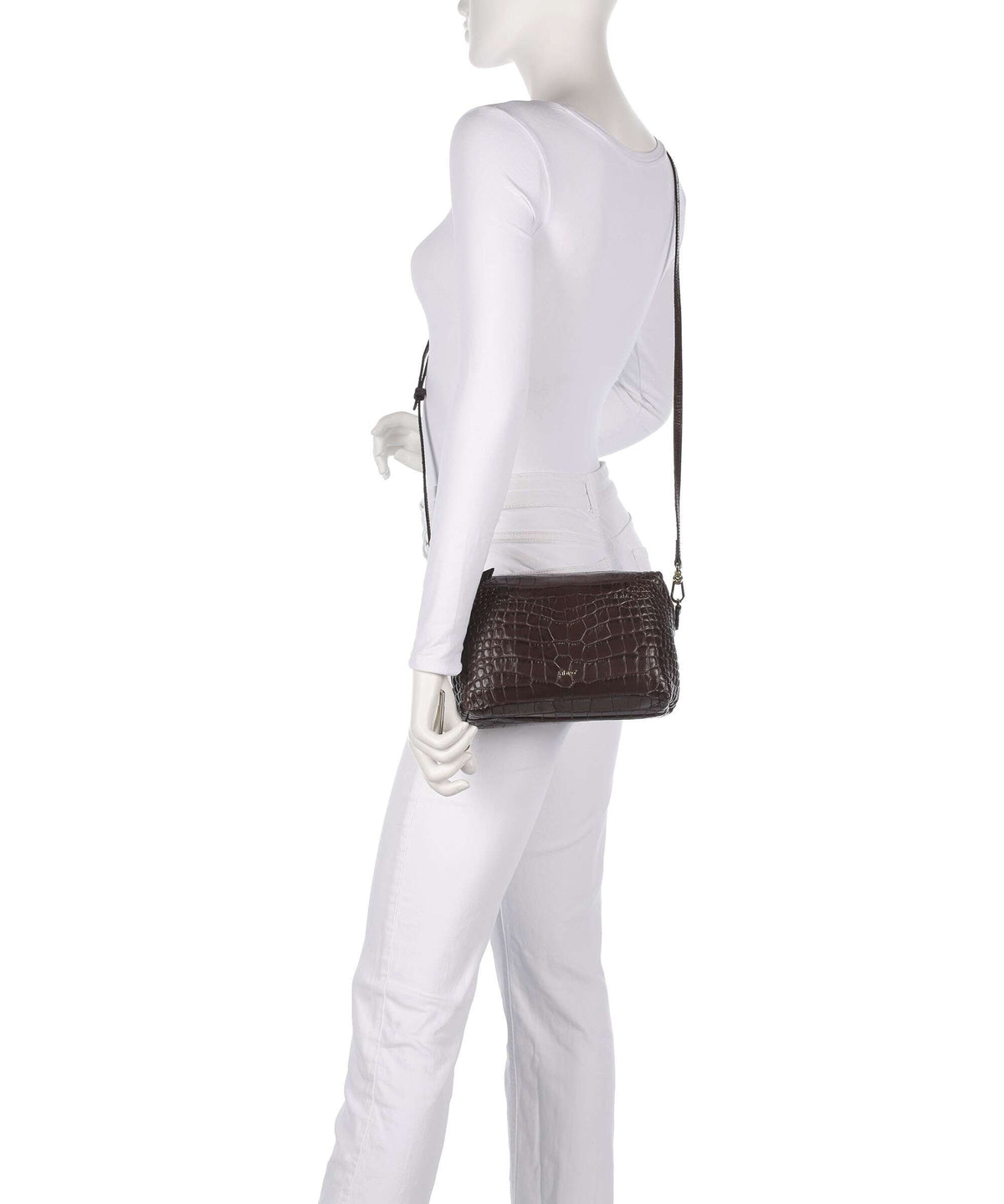 Abro Cocco Mondial Kaia Crossbody bag dark brown