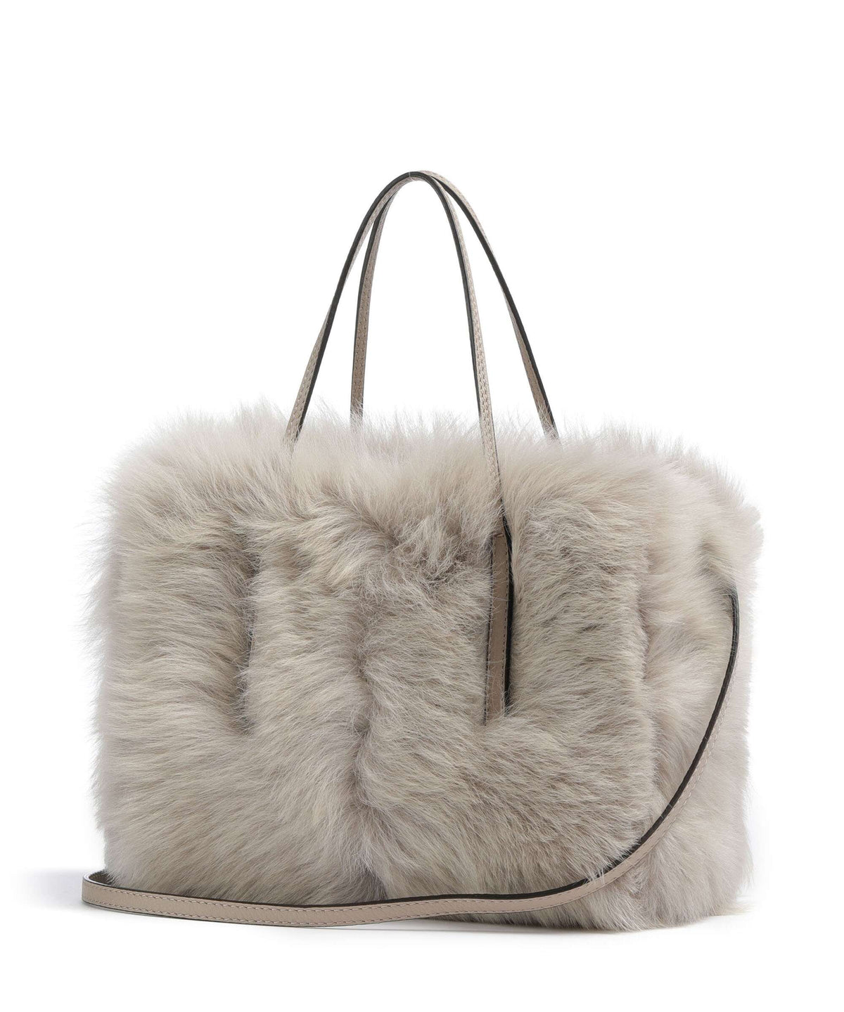 Abro Shearling Noelle Handbag siena