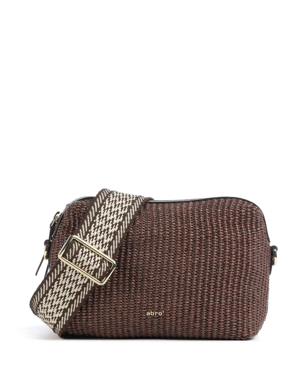 Abro Raffia Kaia Crossbody bag wood