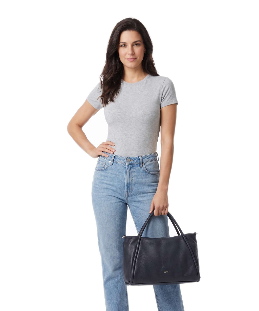 Abro Dalia Willow Handbag navy