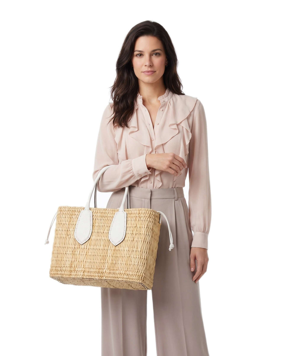 Abro Agave Marisol Tote bag ivory