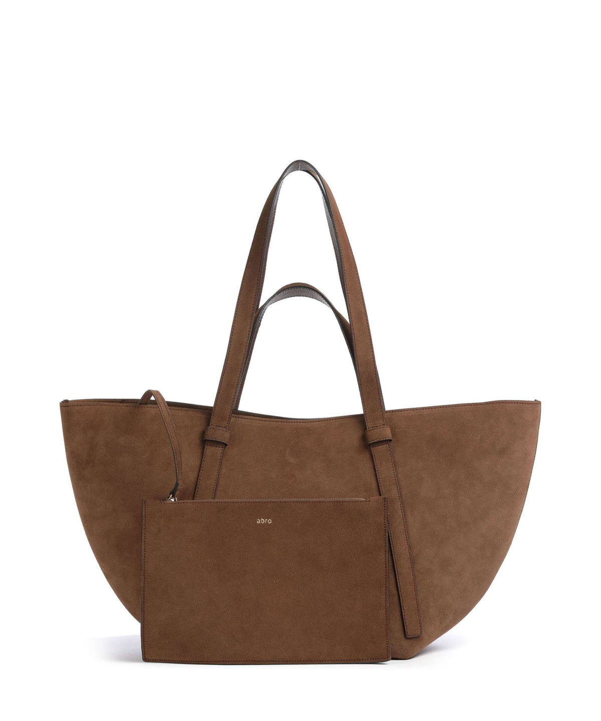 Abro Suede Cosmo Large Tote bag wood