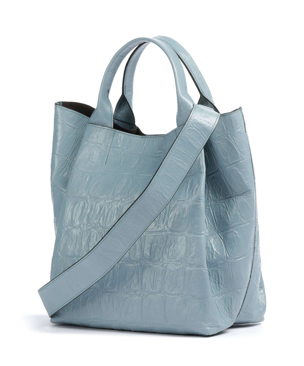 Abro Maxi Cocco Essential Medium Handbag sapphire