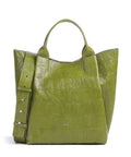 Abro Maxi Cocco Essential Medium Handbag lime