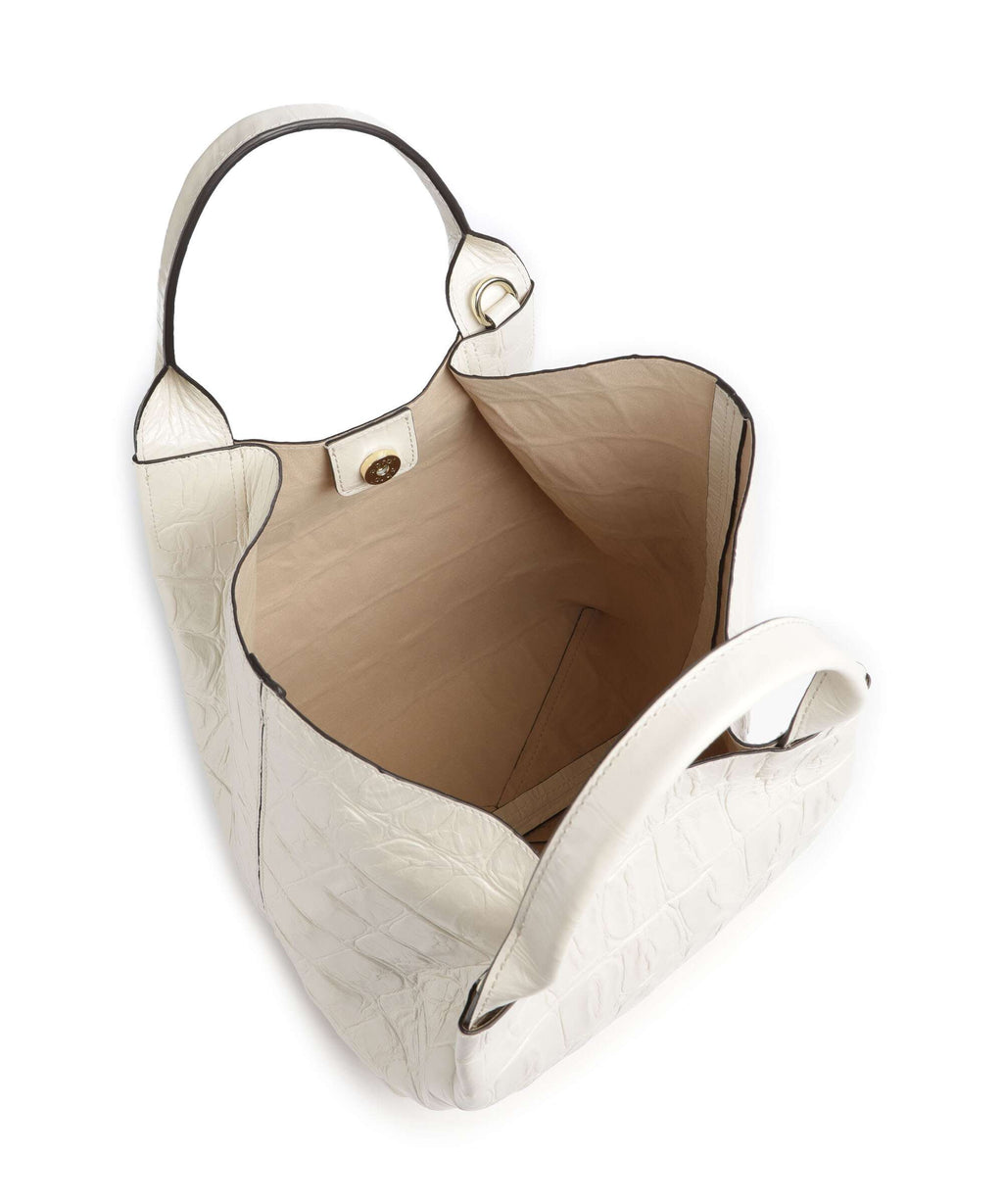 Abro Maxi Cocco Essential Medium Handbag milk