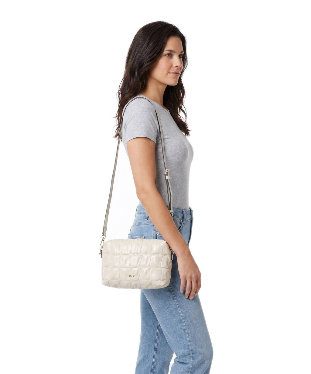 Abro Maxi Cocco Kaia Crossbody bag milk