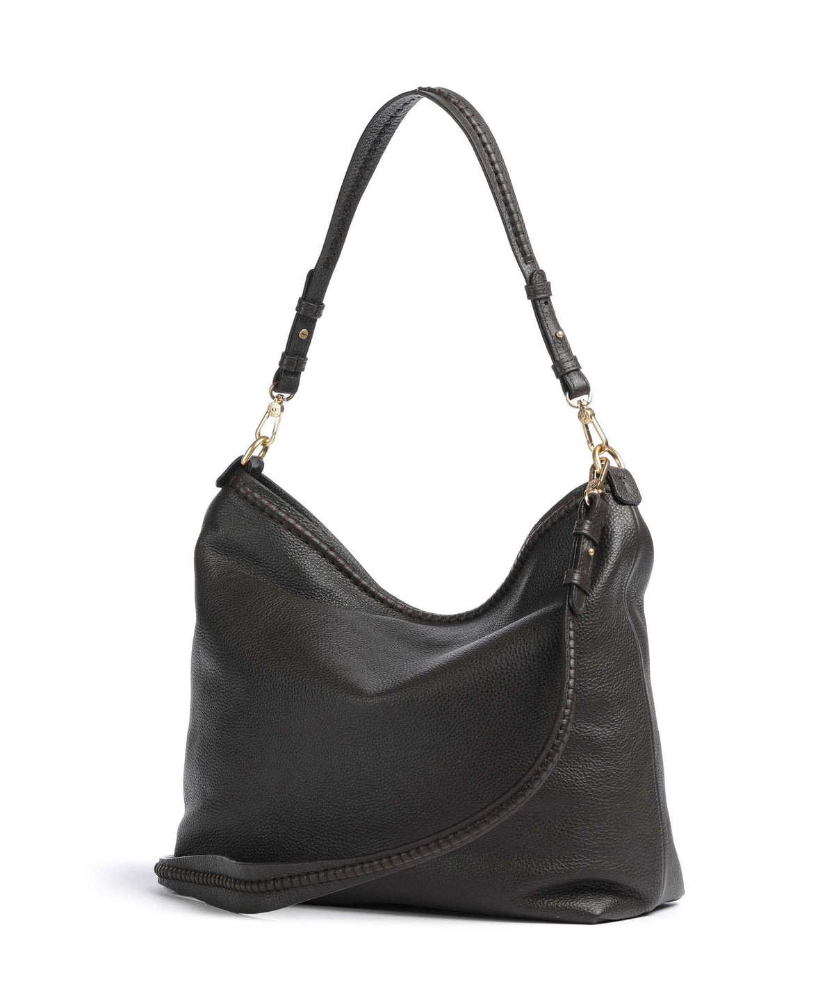 Abro Agave Signature Hobo bag dark brown