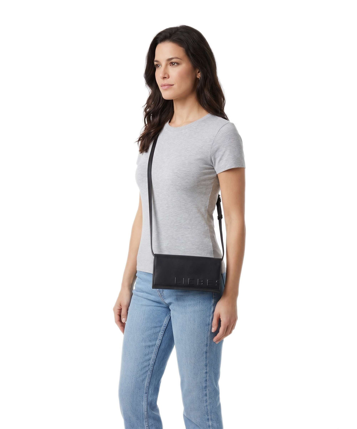 Liebeskind Paper Bag Logo Carter XS Crossbody bag black