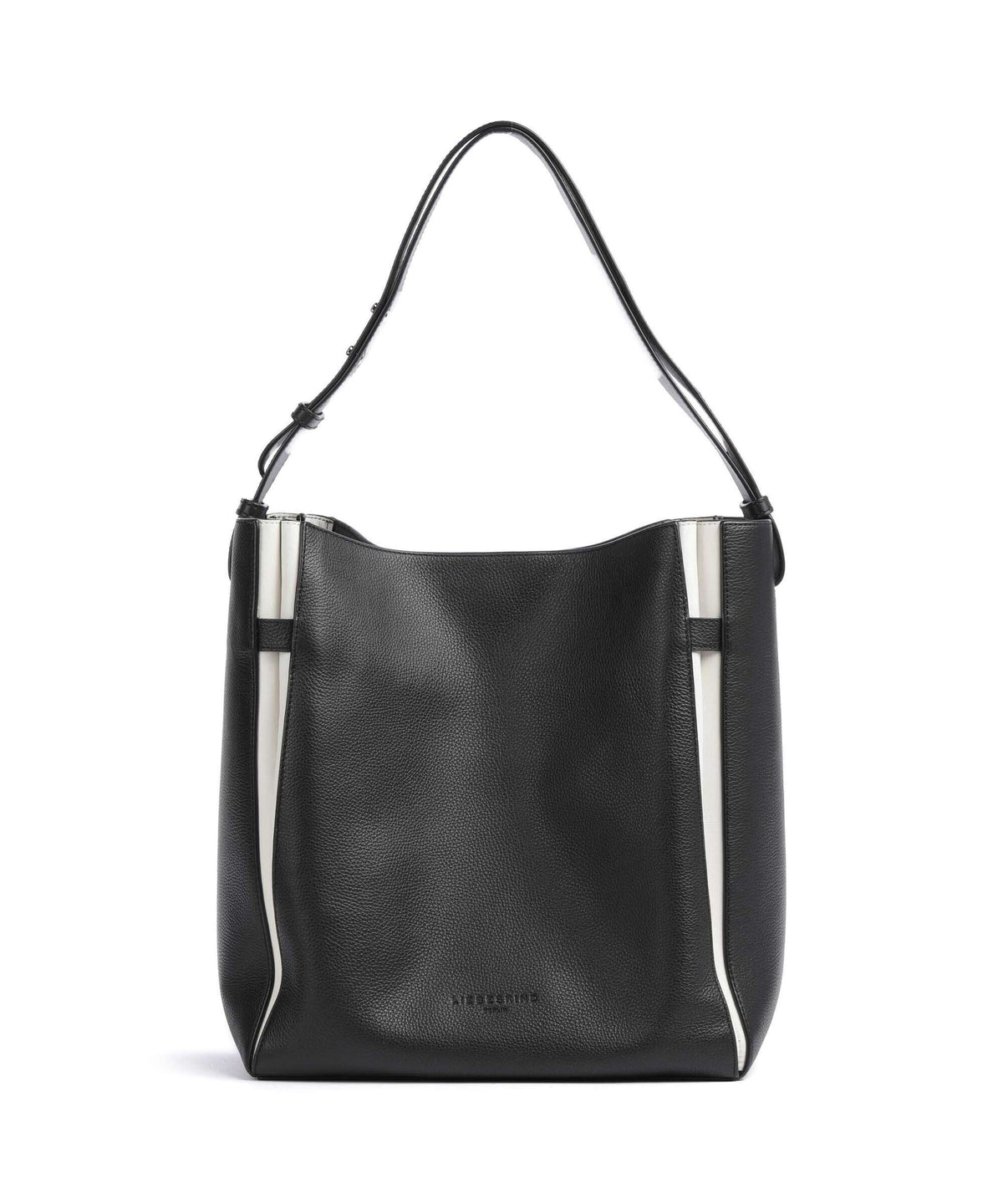 Liebeskind Hilla Small Pebble L Hobo bag black