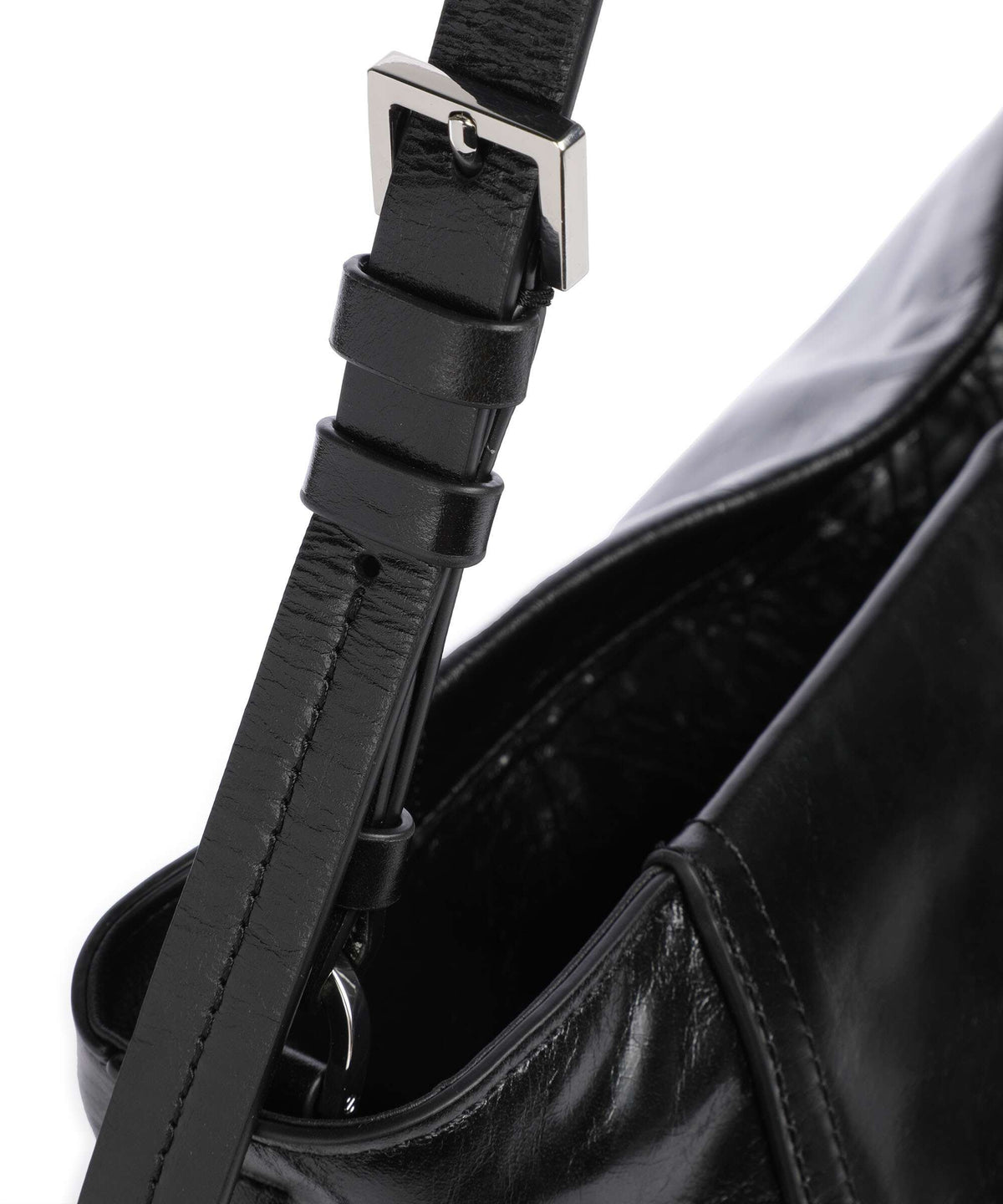 Liebeskind Chudy Suede L Hobo bag black