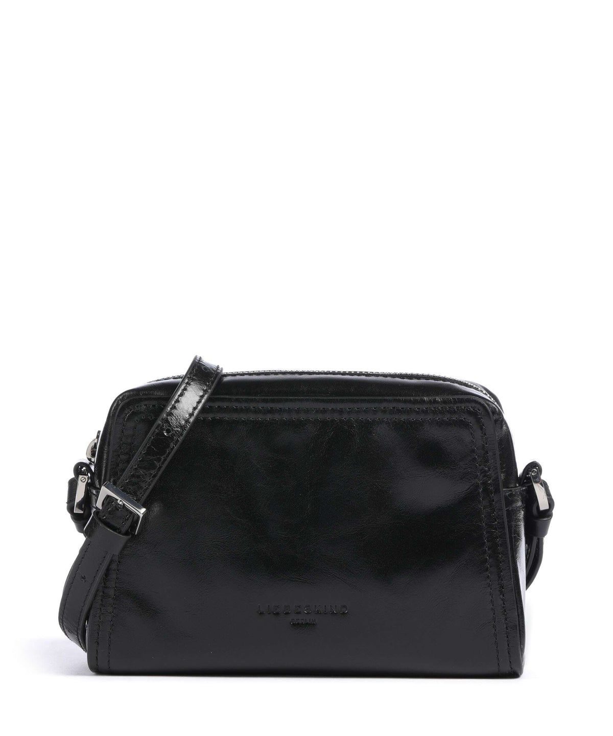 Liebeskind Chudy Paper Touch Crinkle S Crossbody bag black