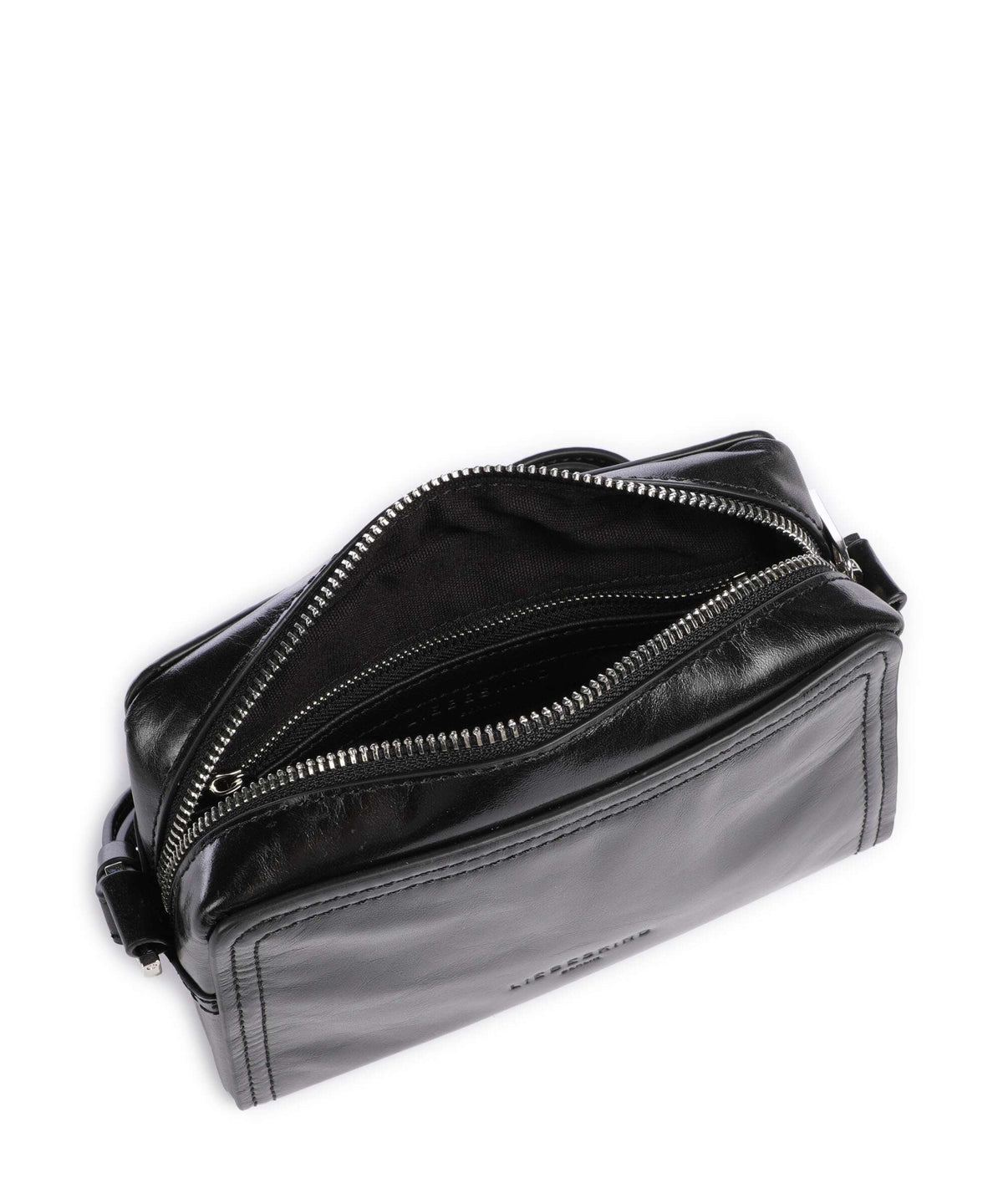 Liebeskind Chudy Paper Touch Crinkle S Crossbody bag black