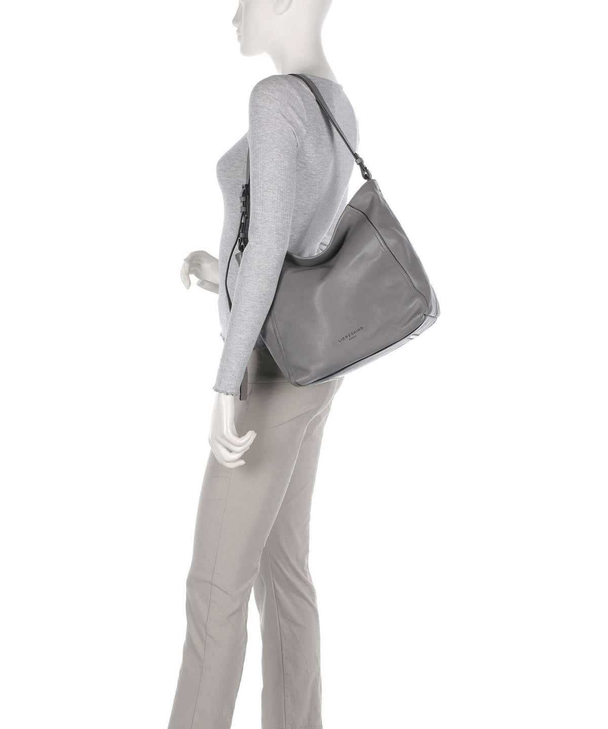 Liebeskind Chudy Sheep Natural M Hobo bag grigio