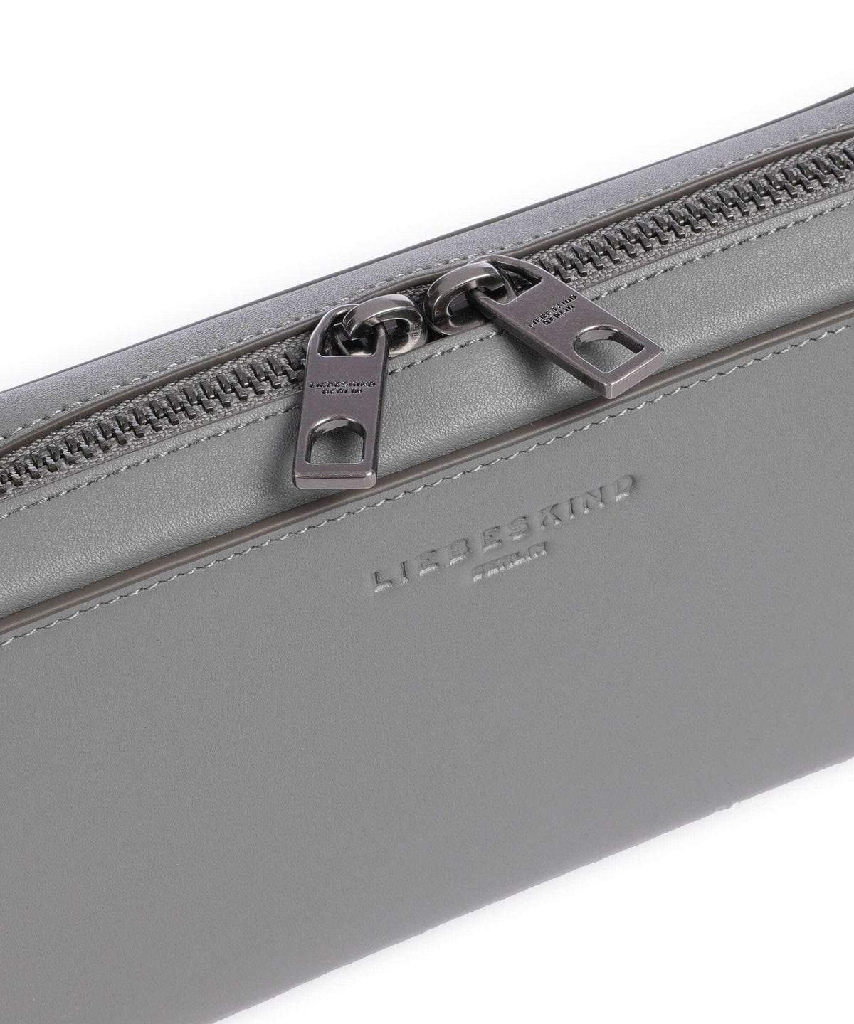 Liebeskind Lou Calf Optic XS Wallet grigio