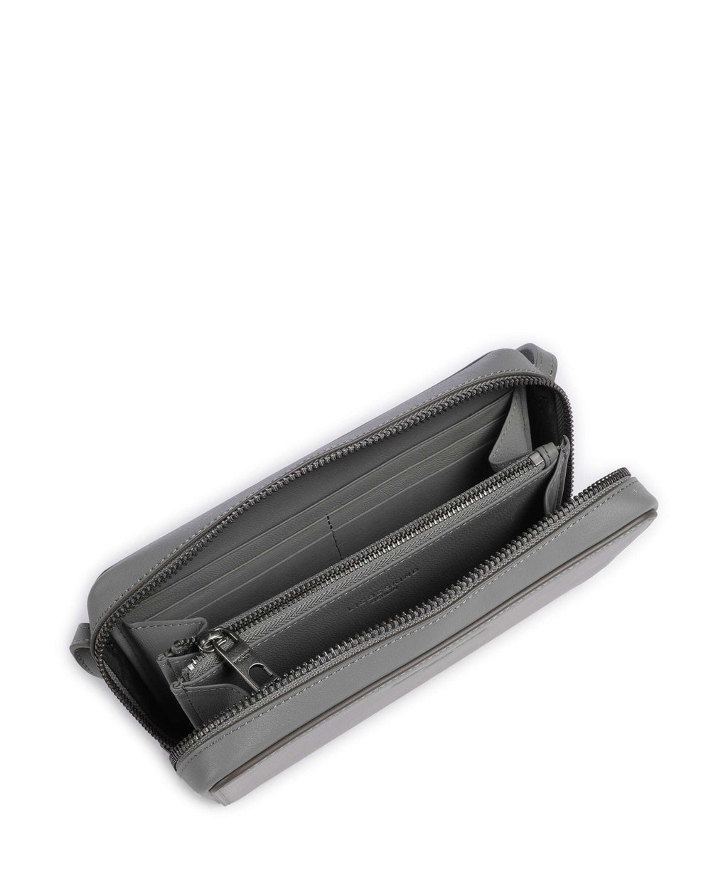 Liebeskind Lou Calf Optic XS Wallet grigio