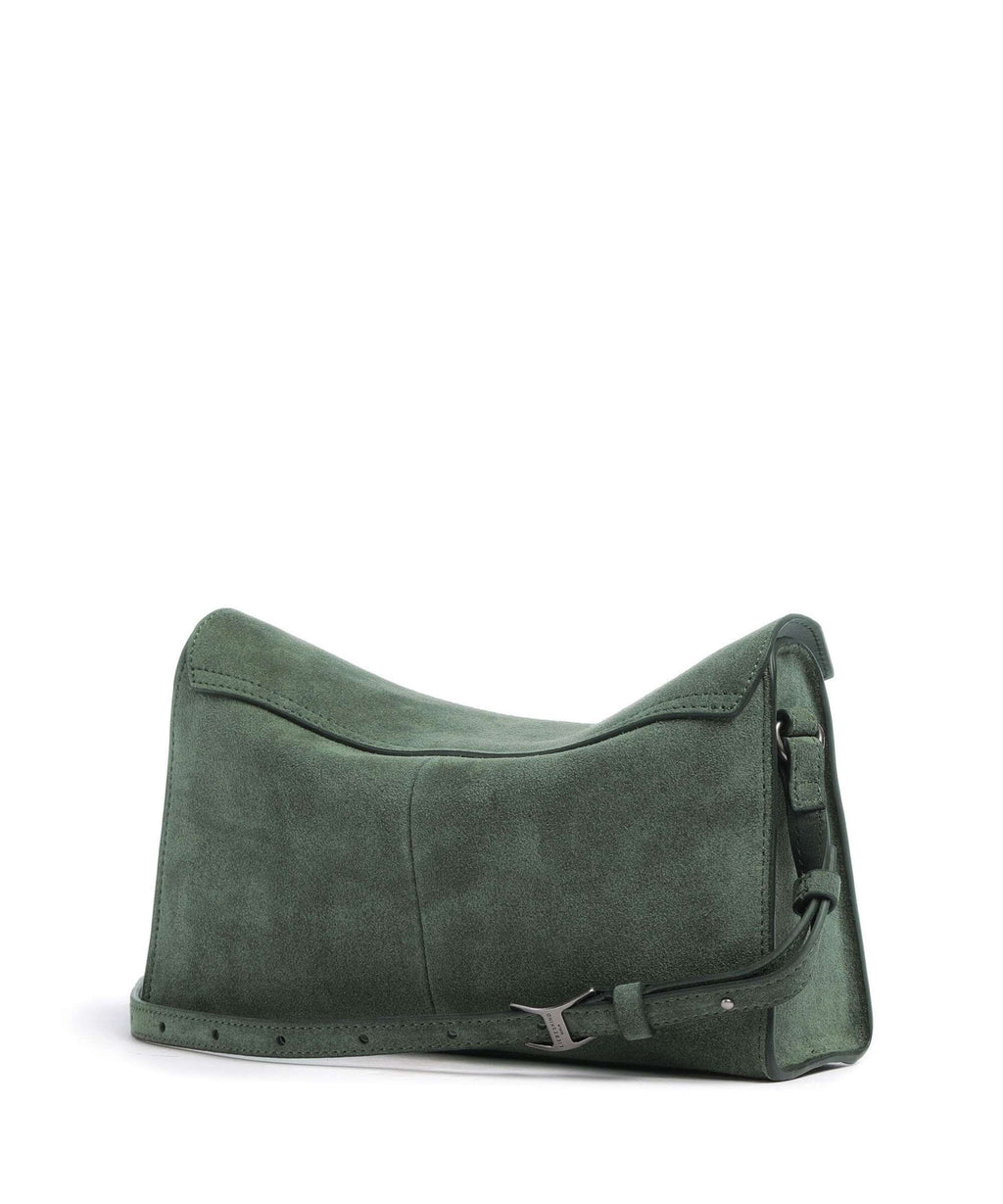 Liebeskind Lora Suede S Crossbody bag cypress green