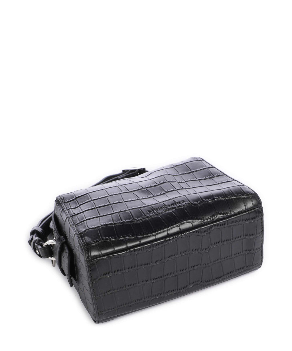 Liebeskind Lou 2 New Croco S Crossbody bag black