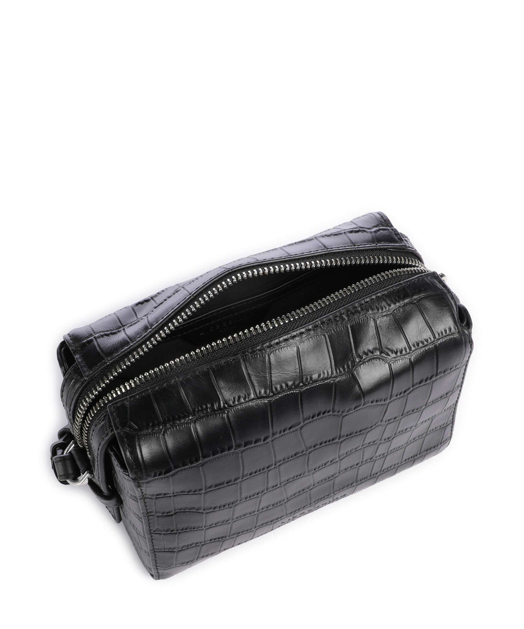 Liebeskind Lou 2 New Croco S Crossbody bag black