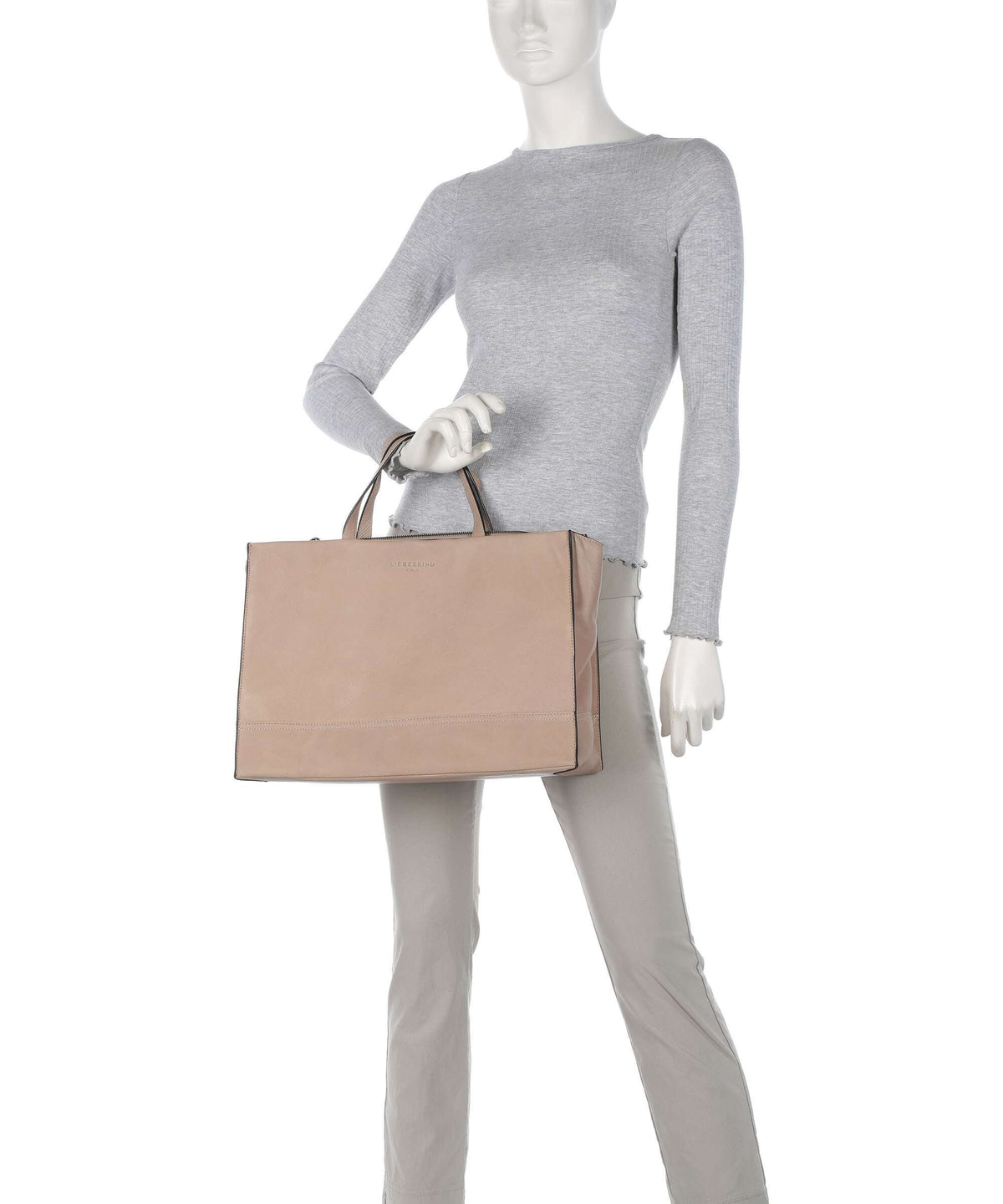 Liebeskind Lou 2 3D Leather L Handbag stone