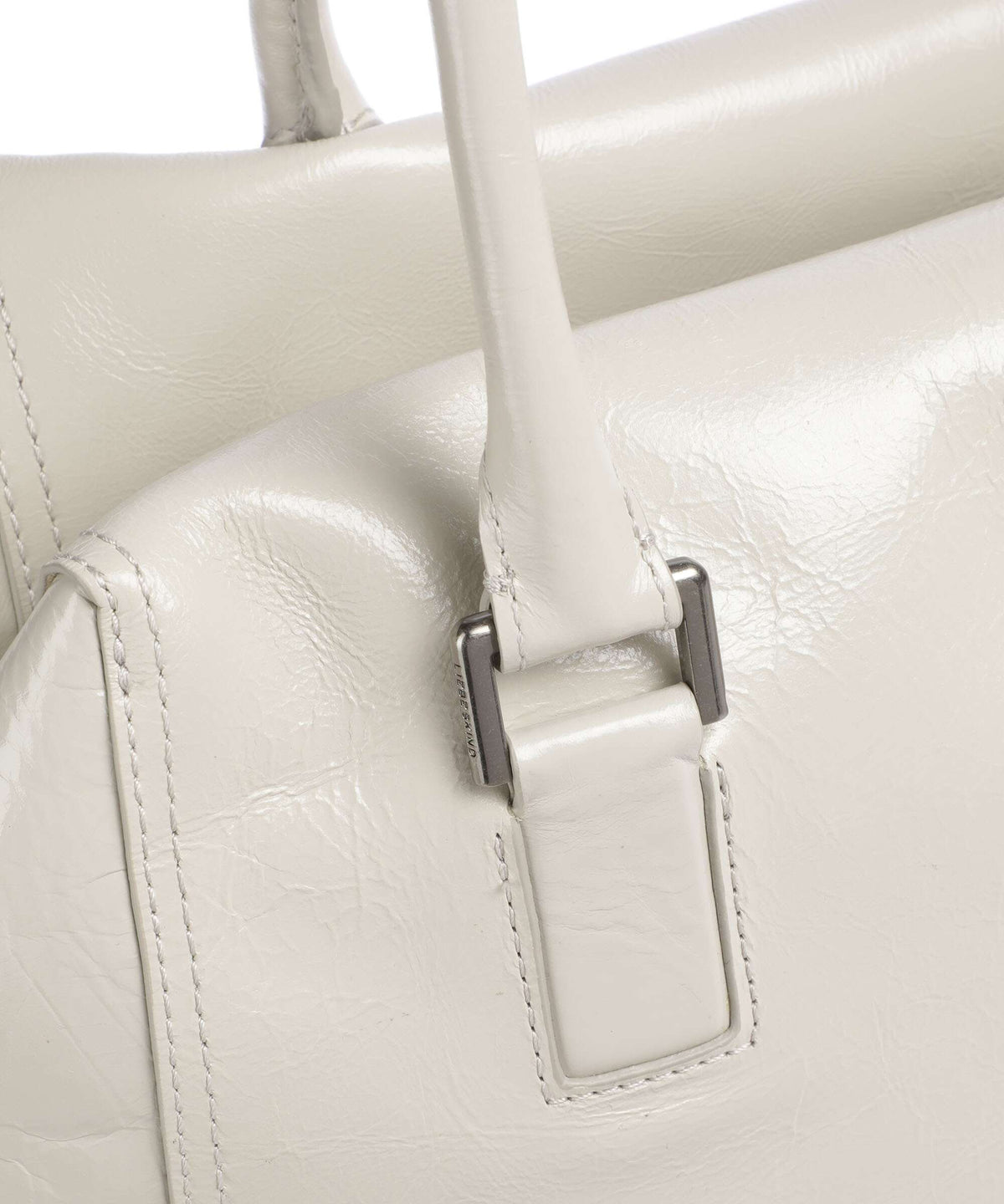 Liebeskind Kayla Lack Distressed M Tote bag milk