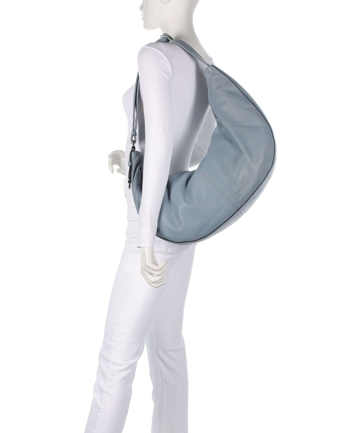 Liebeskind Moon Sheep Natural L Hobo bag blue heaven