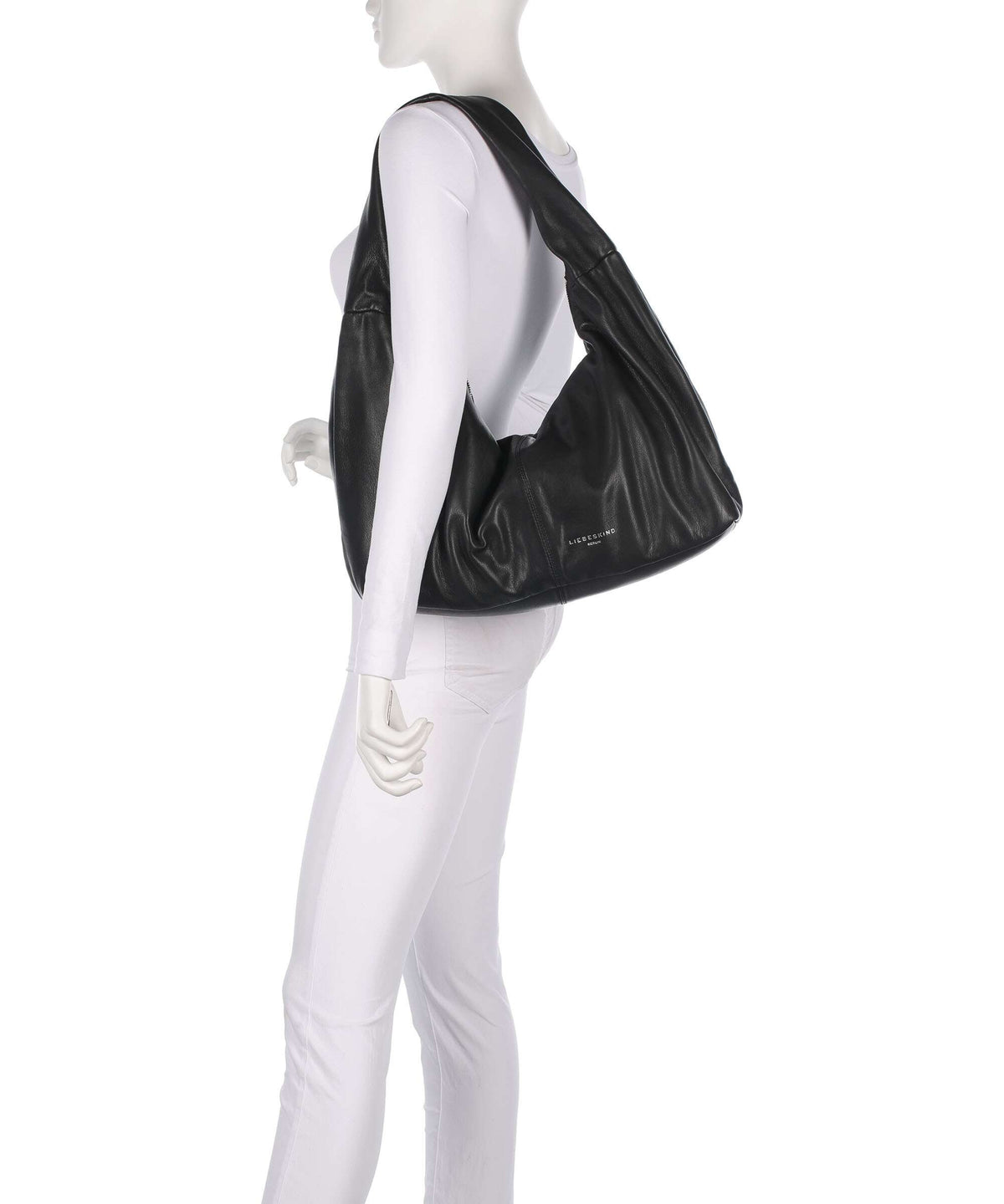 Liebeskind Bo Sheep Natural L Hobo bag black
