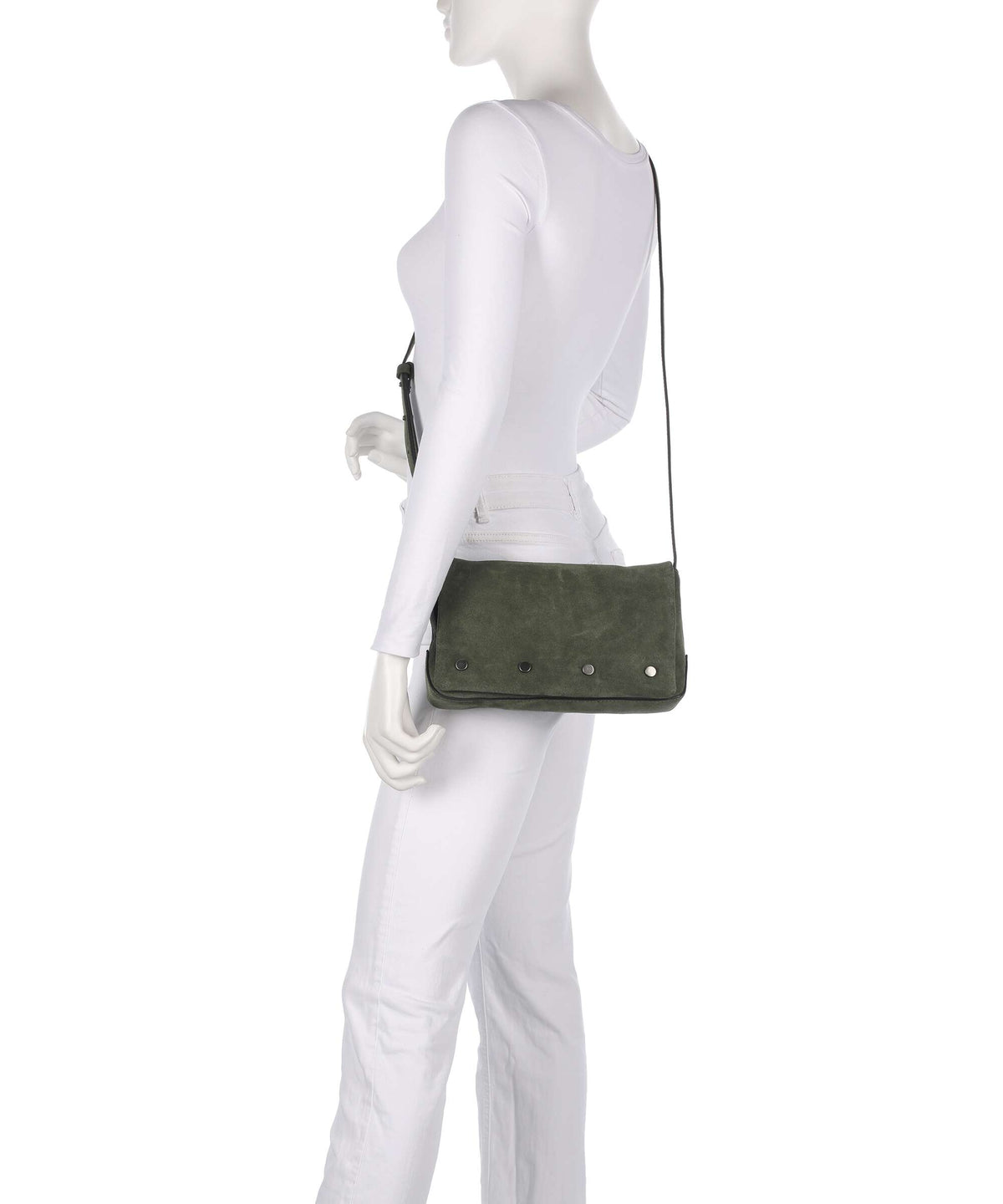 Liebeskind Rive Suede S Crossbody bag forest