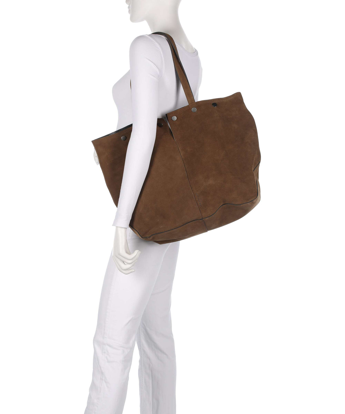 Liebeskind Rive Suede L Tote bag safari