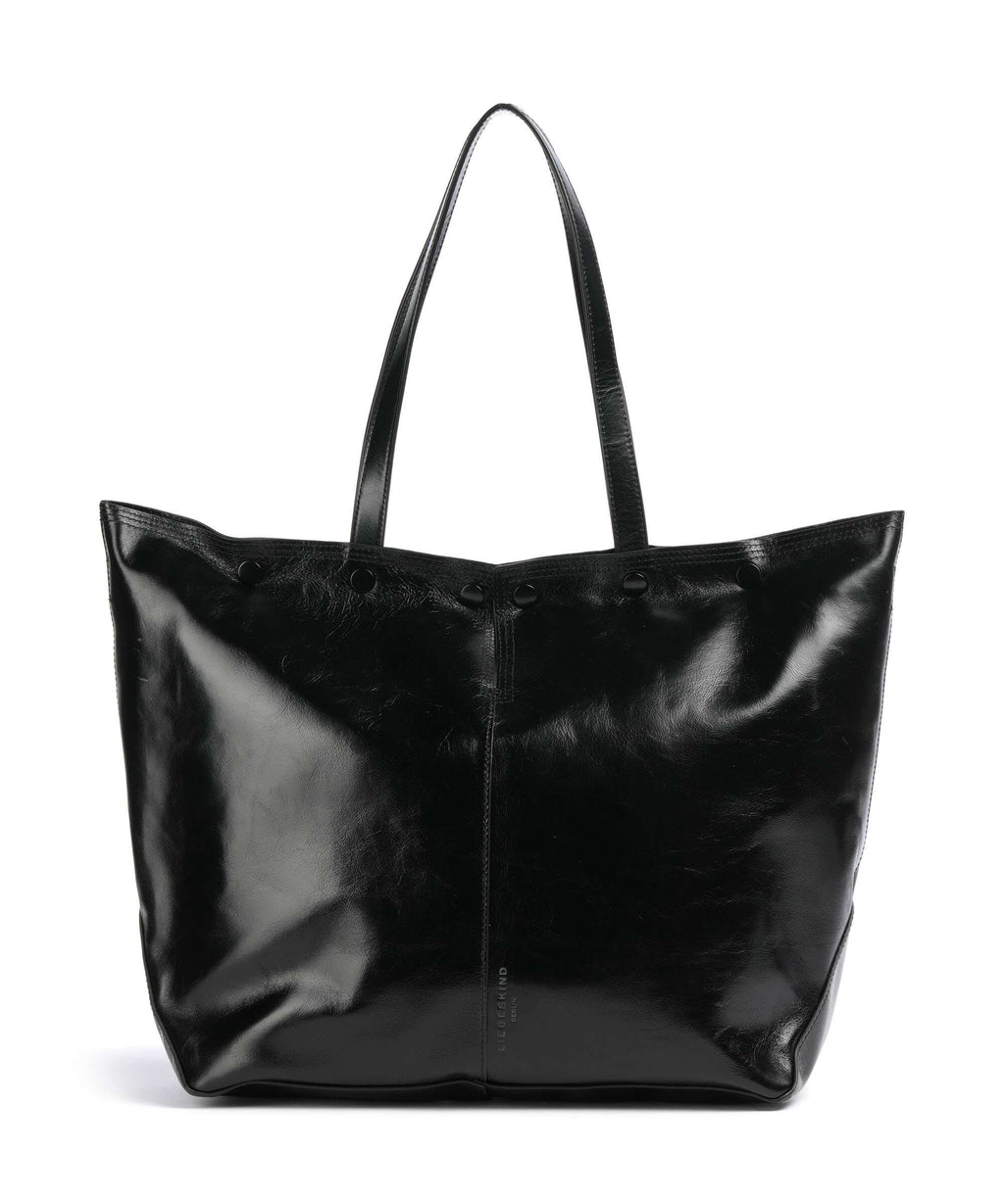 Liebeskind Rive Paper Touch Crinkle L Tote bag black