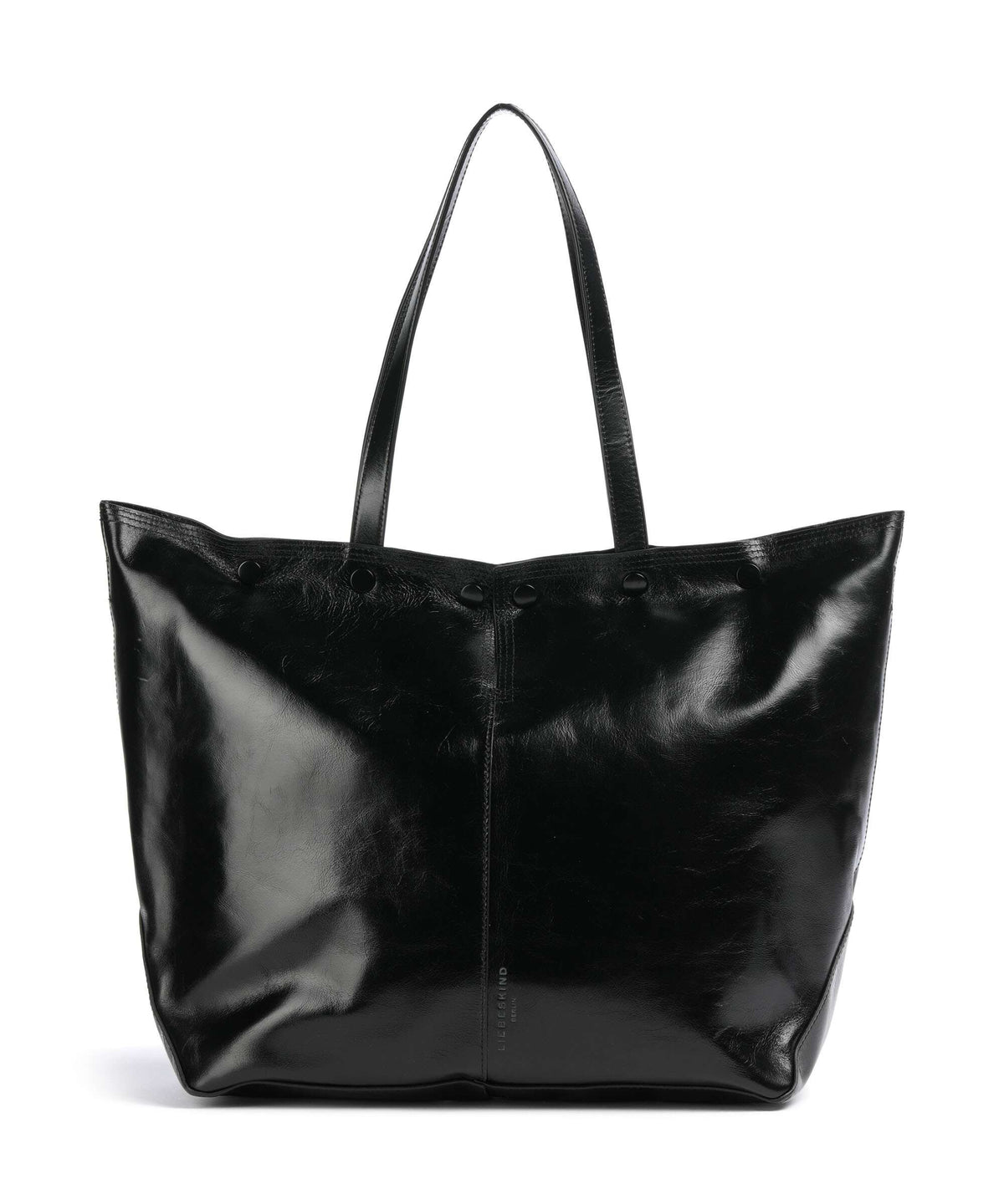 Liebeskind Rive Paper Touch Crinkle L Tote bag black