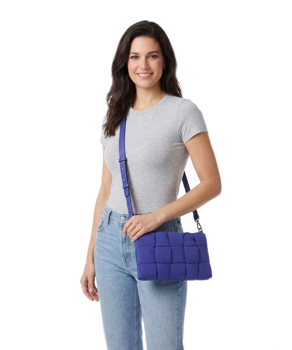 Liebeskind Bo Weaved Nylon S Crossbody bag purple