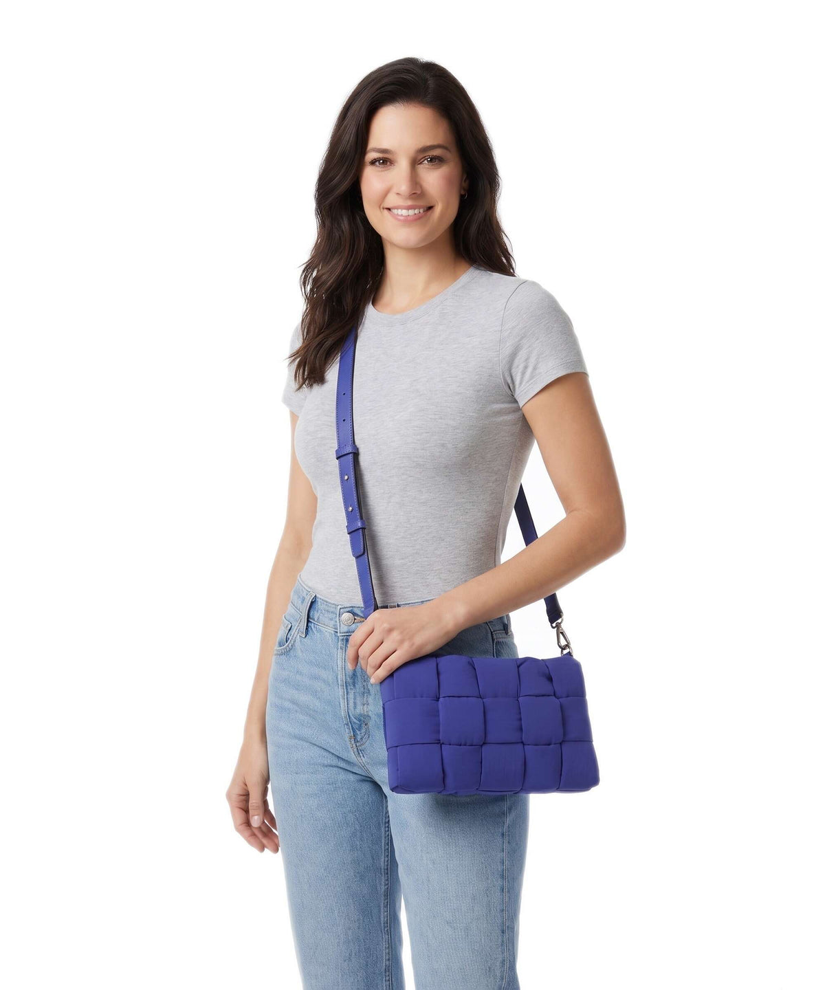 Liebeskind Bo Weaved Nylon S Crossbody bag purple