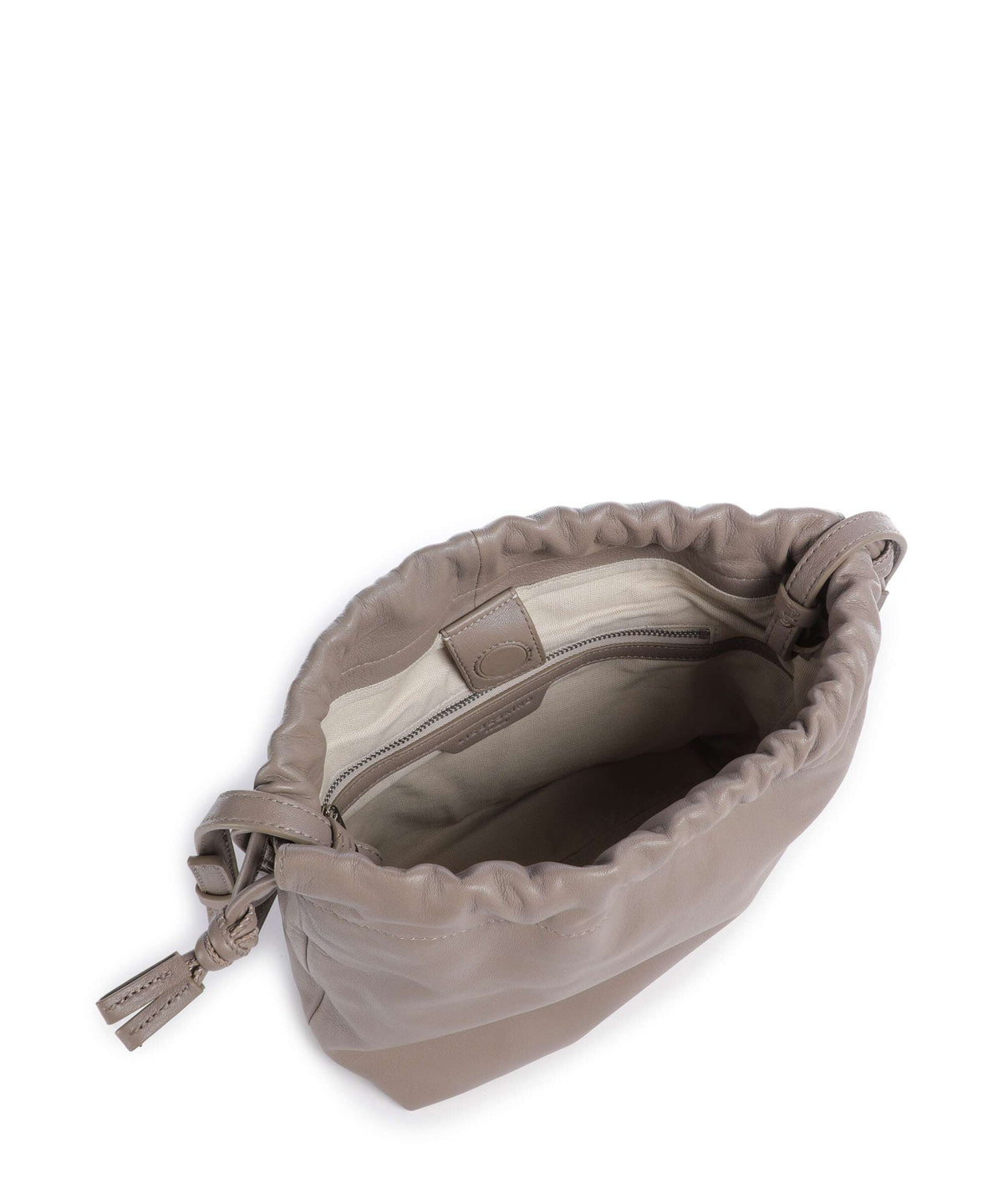 Liebeskind Lya Sheep Natural S Bucket bag neutral grey