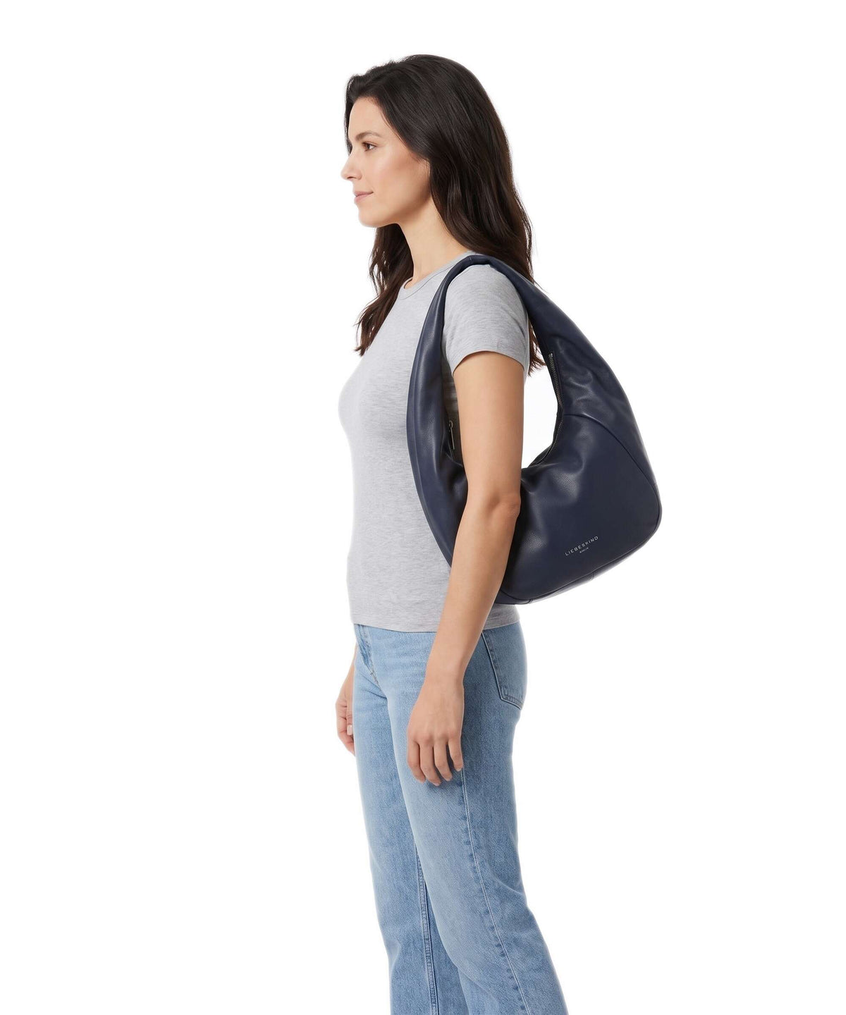 Liebeskind Farrah Vintage Goat M Hobo bag peacoat