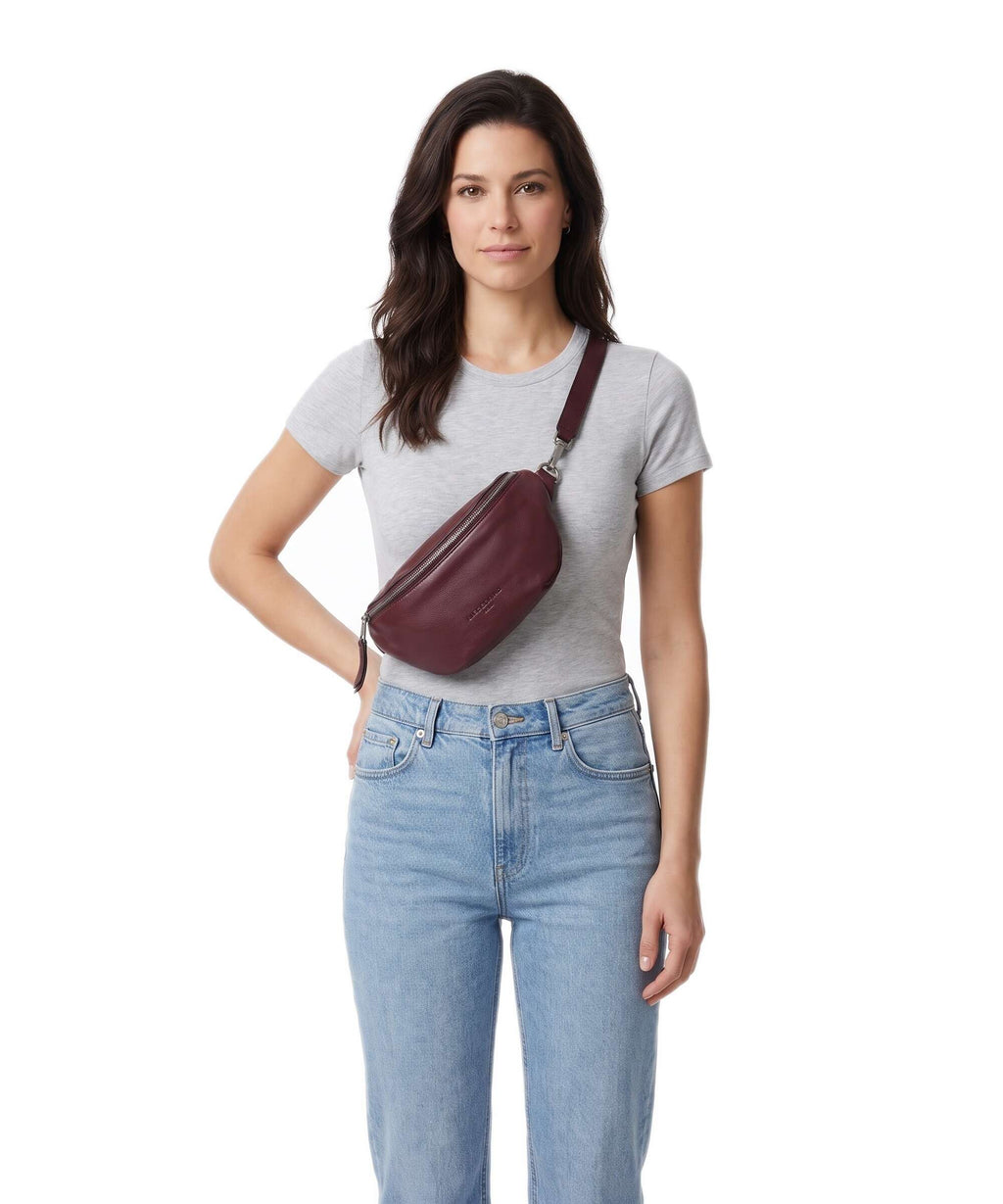 Liebeskind Tavia Sheep Natural L Belt bag pomegranate