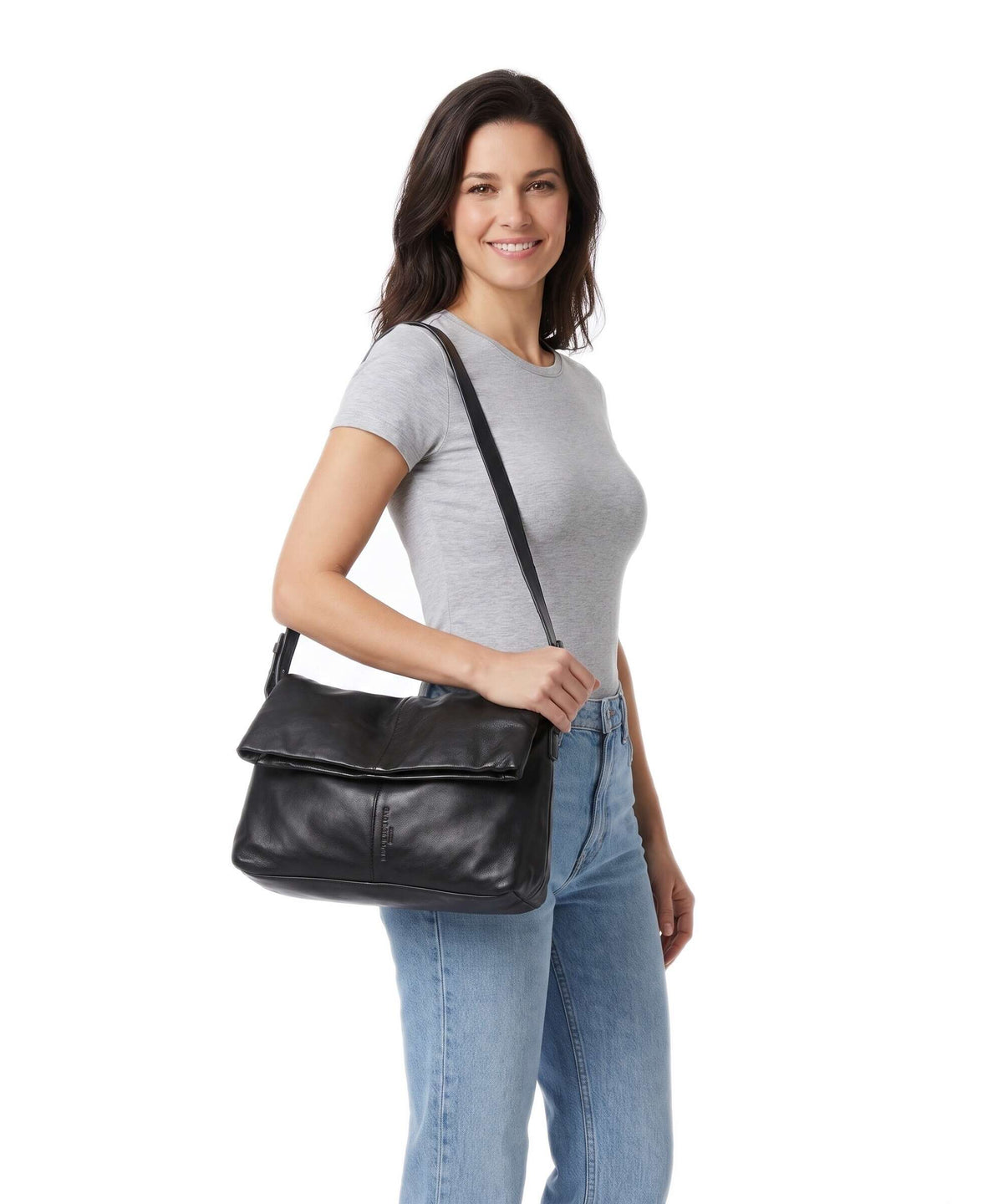 Liebeskind Fiona Sheep Natural S Hobo bag black