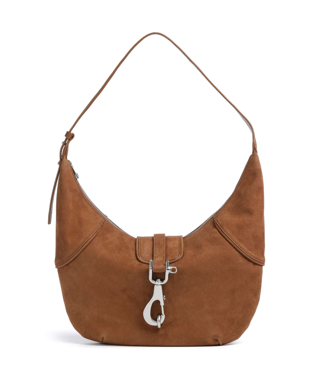 Liebeskind Ryker Suede M Hobo bag brown