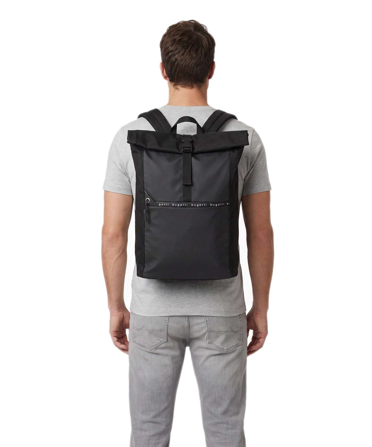 Bugatti Blanc Delight Rolltop backpack schwarz