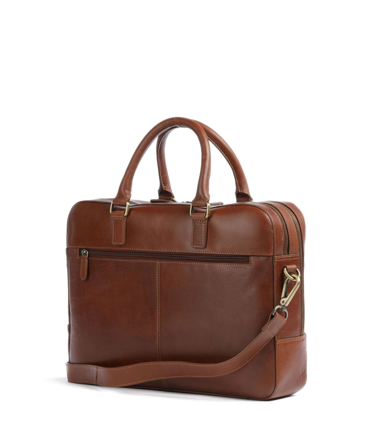 Bugatti Remo Briefcase cognac