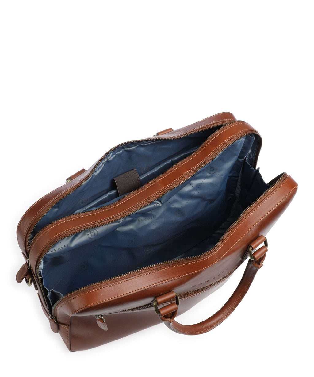 Bugatti Remo Briefcase cognac