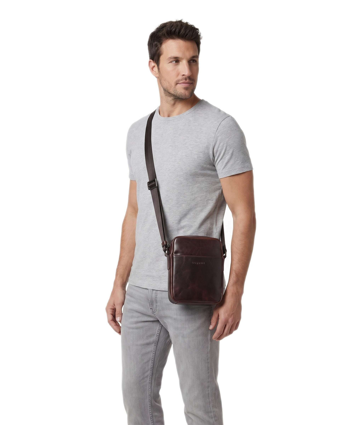 Bugatti Romano Crossbody bag braun