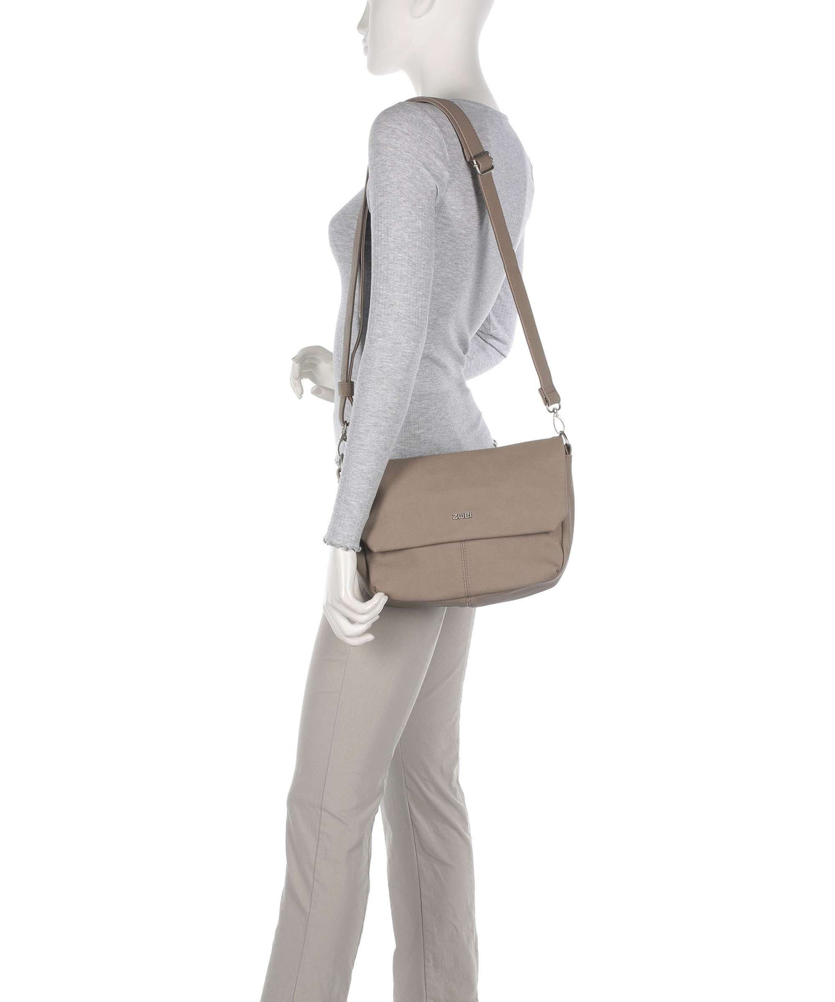 Zwei Mademoiselle.M M60 Shoulder bag nubuk cappuccino
