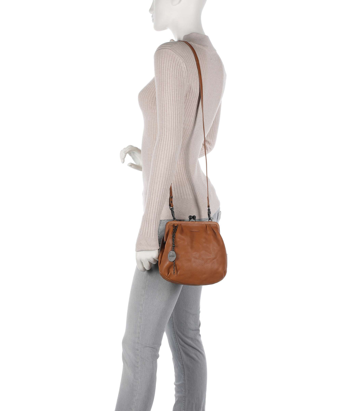 Aunts & Uncles Grandma's Luxury Club Mrs. Fortune Cookie Crossbody bag caramel