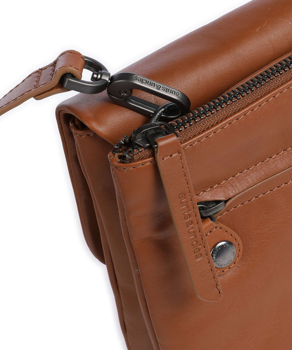 Aunts & Uncles Jamie's Orchard Pepino Crossbody bag cognac