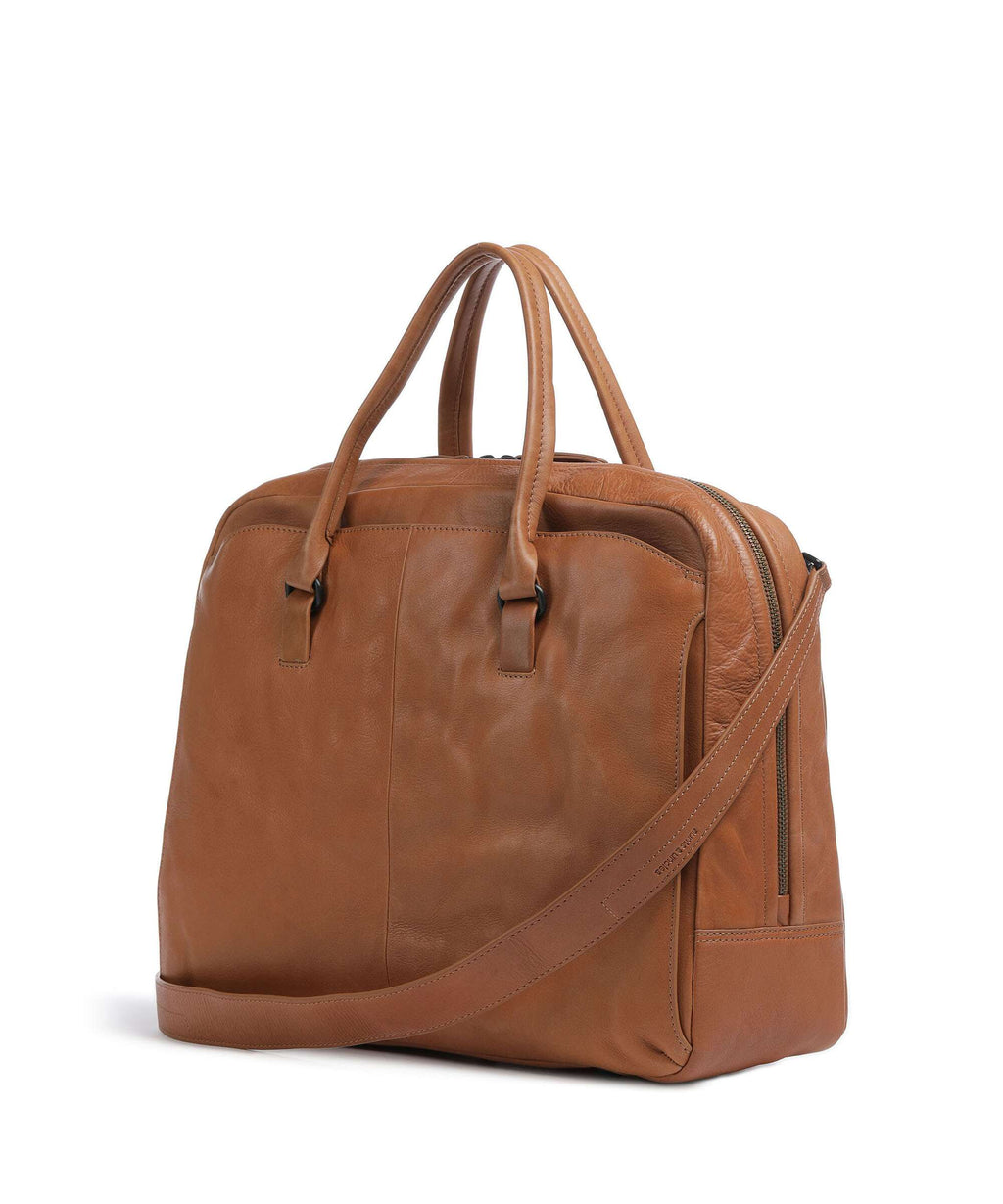 Aunts & Uncles Grandma's Luxury Club Mrs. Plum Tart Briefcase caramel