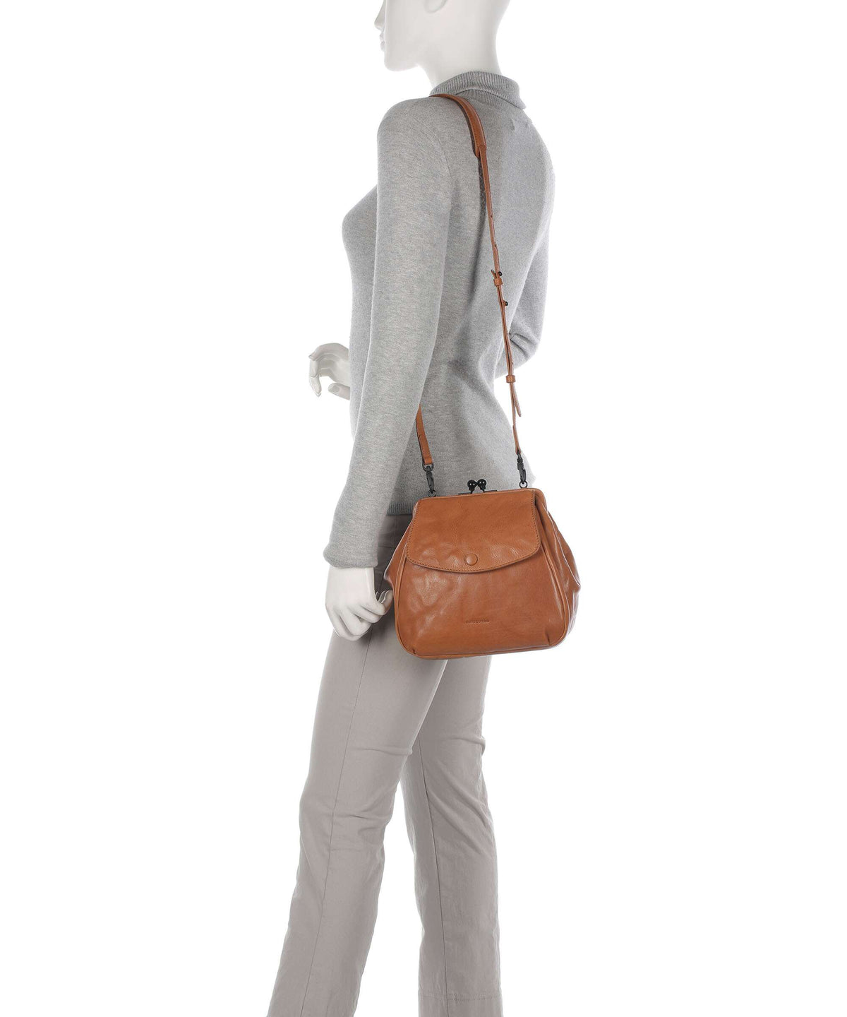 Aunts & Uncles Grandma's Luxury Club Mrs. Cake Pop Crossbody bag caramel
