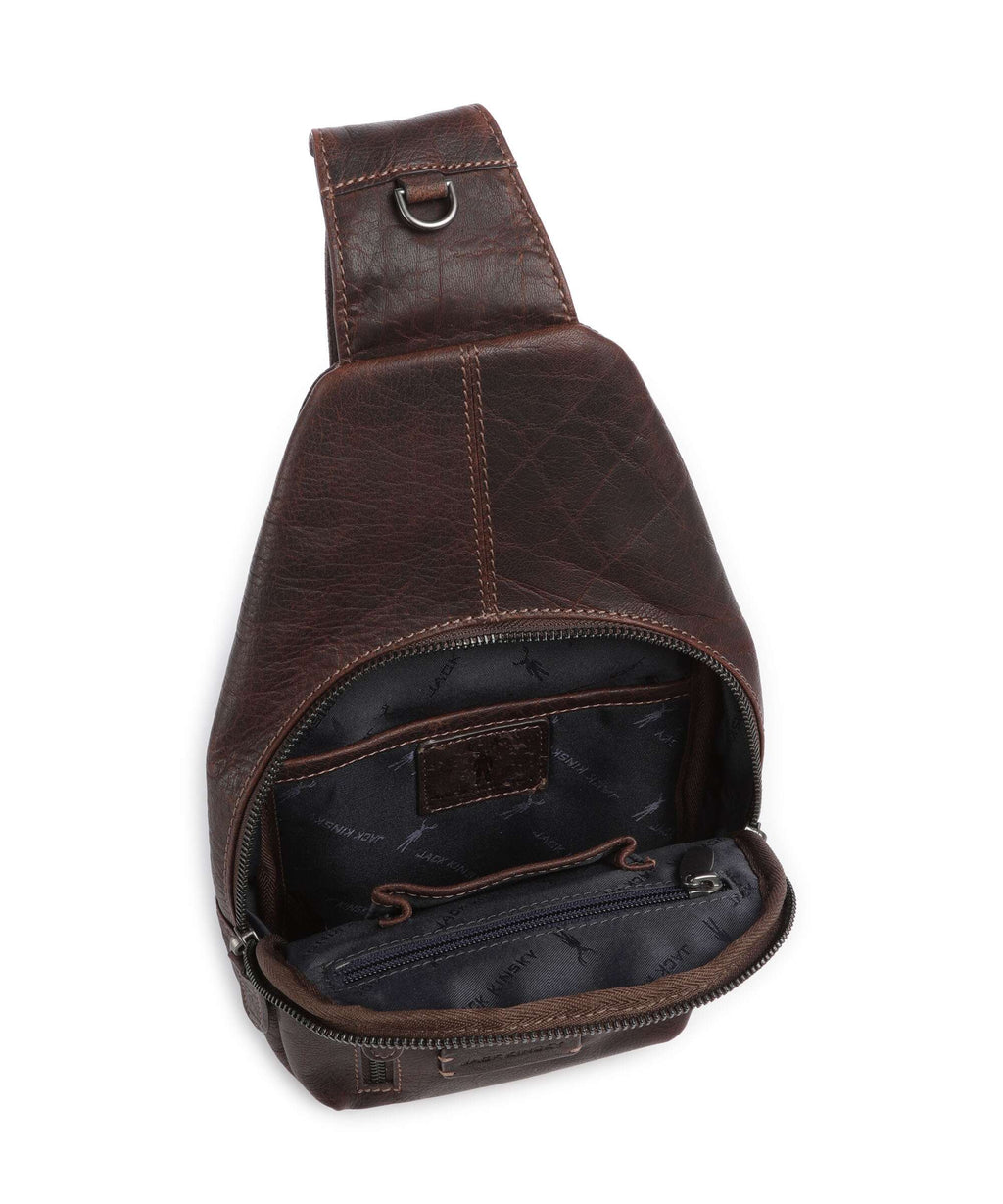 Jack Kinsky Porto 13 Sling bag mokka