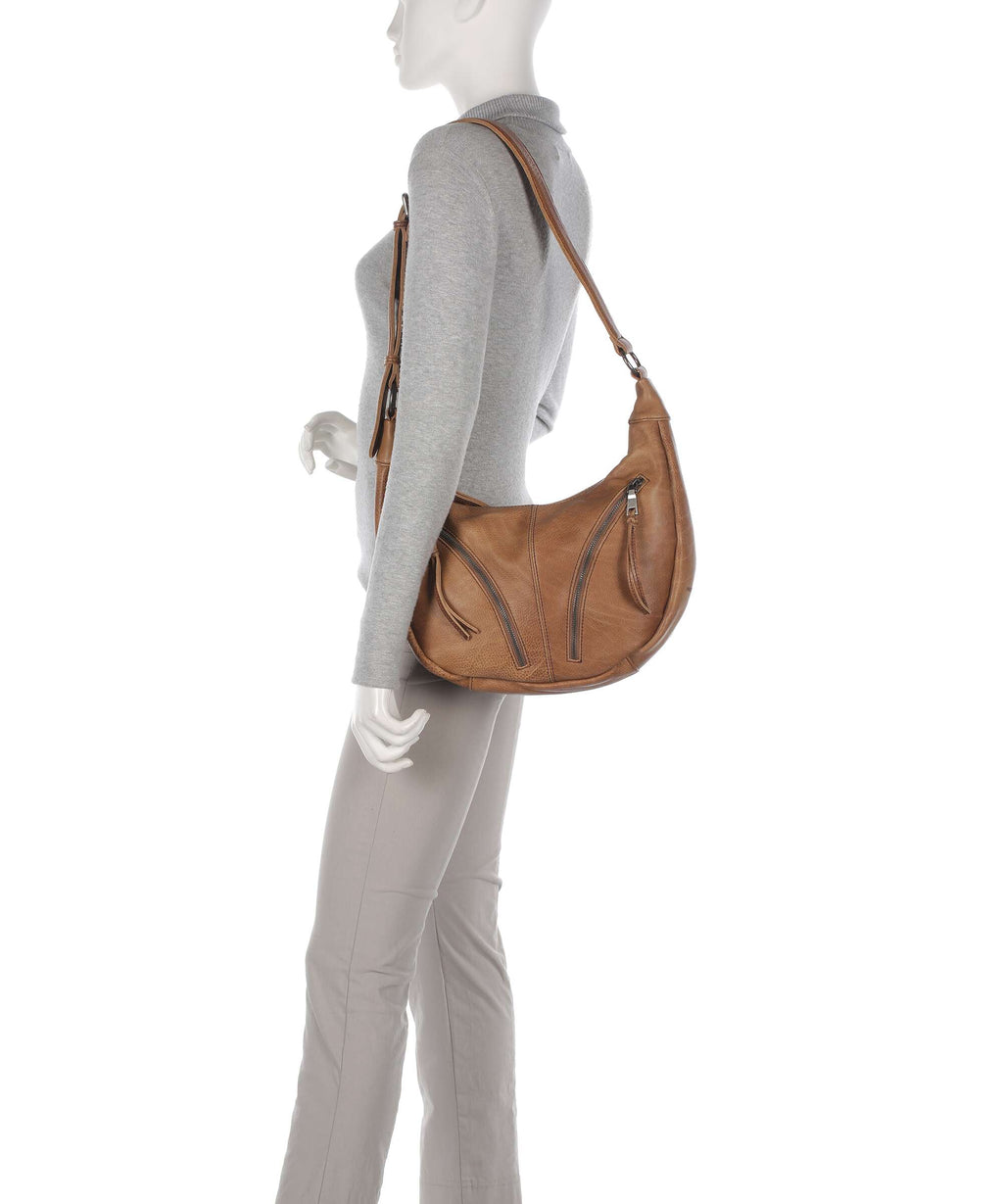 FredsBruder Dear Hobo bag caramel